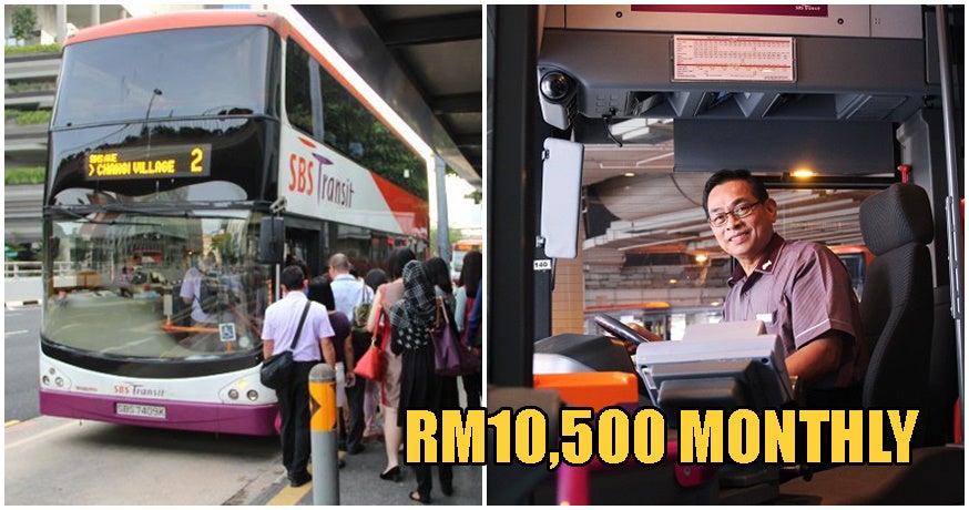 Rm9.9K Salary, 21 Days Annual Leave &Amp; Signing Up Bonuses Offered To New Sg Bus Drivers! - World Of Buzz