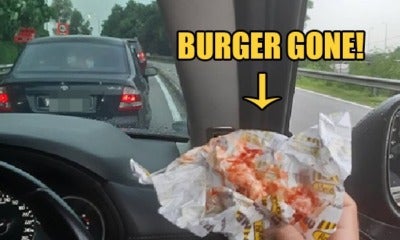 Serdang Man Shocked After &Quot;Hamburglars&Quot; Snatched Burger From His Hand During Traffic Jam - World Of Buzz