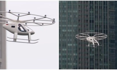 Sg Is Already Testing A Working Prototype Of The Futuristic Flying Taxi At Marina Bay - World Of Buzz