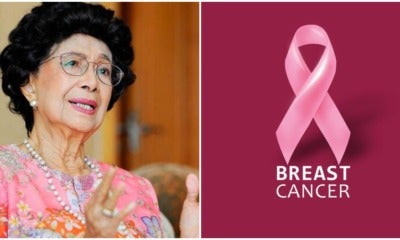Tun Siti Hasmah Battled Breast Cancer In March, Urges Women To Not Be Shy With Their Illnesses - World Of Buzz