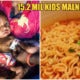 Unicef: 40% Of Sea Kids Under 5 Are Malnourished Because Of Instant Noodles Diet - World Of Buzz