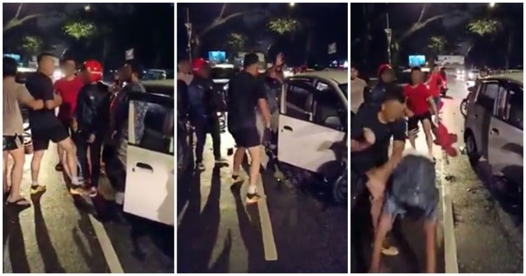 Drunk Axia Driver Gets Beaten Up for Driving Against Traffic & Causing ...