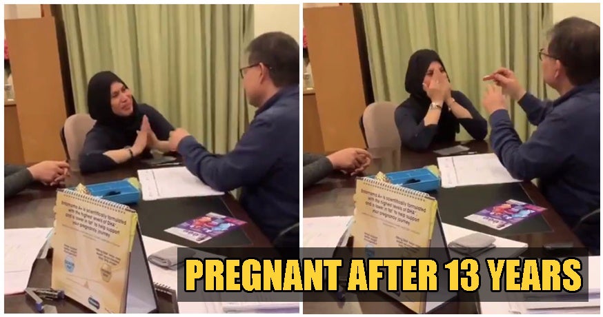 Video: Johor Woman Breaks Down When Doctor Tells Her She's Finally Pregnant After 13 Years Of Trying - World Of Buzz