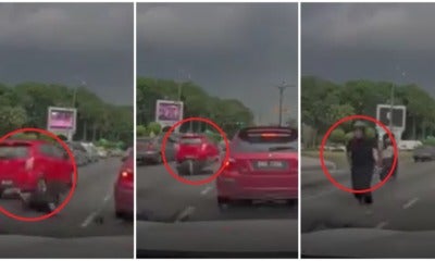 Video: Perodua Axia Causes Accident &Amp; Almost Drives Over Motorcyclist In Shah Alam, Then Escapes - World Of Buzz