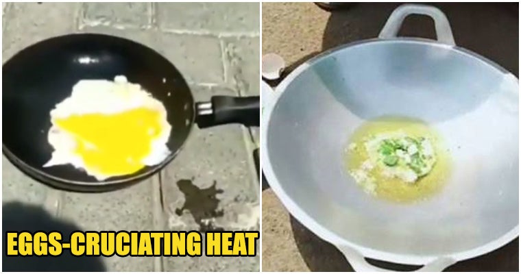 Video The Weather Is Too Hot In Indonesia That They Could Cook Sunny Side Up Under The Sun World Of Buzz 1