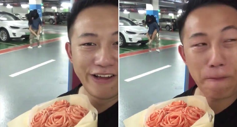 Viral Photos Show Man Who Wanted To Surprise Gf On Birthday But She Was Hugging Another Guy World Of Buzz 4