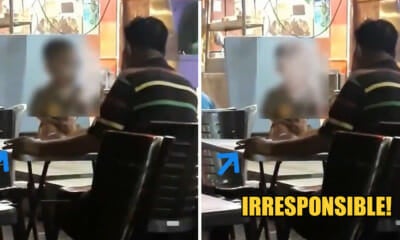 Watch: Irresponsible M'Sian Father Smokes In Public, Purposely Blows The Residue To His Toddler Son - World Of Buzz