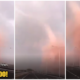 Watch: Man Drives Into Pink Tornado In Johor Believed To Be Caused By Chemical Pollution - World Of Buzz