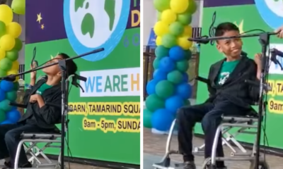 Watch: M'Sian Boy With Cerebral Palsy Sings Amazingly And We'Re Touched - World Of Buzz