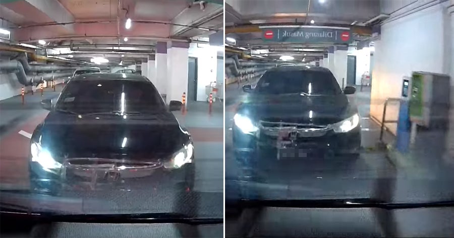 Watch This Msian Is So Cheapskate That He Follows Car In Front To Escape Paying Ticket At Midvalley World Of Buzz 1