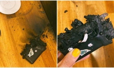 Woman'S Powerbank Left Uncharged Overnight, Wakes Up To Burning Smell Because It Exploded In Her Sleep - World Of Buzz 5