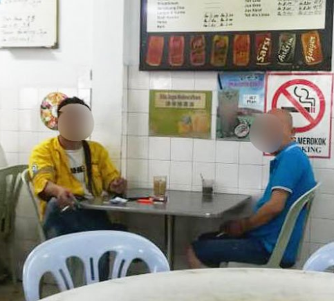 2 M'sian Smokers Arrested After Being Caught In The Act At Kajang Restaurant - WORLD OF BUZZ