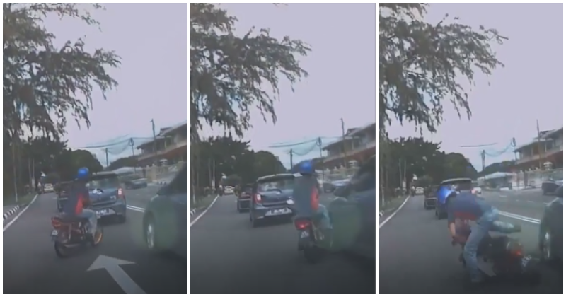 Watch: Motorcyclist Fakes - WORLD OF BUZZ