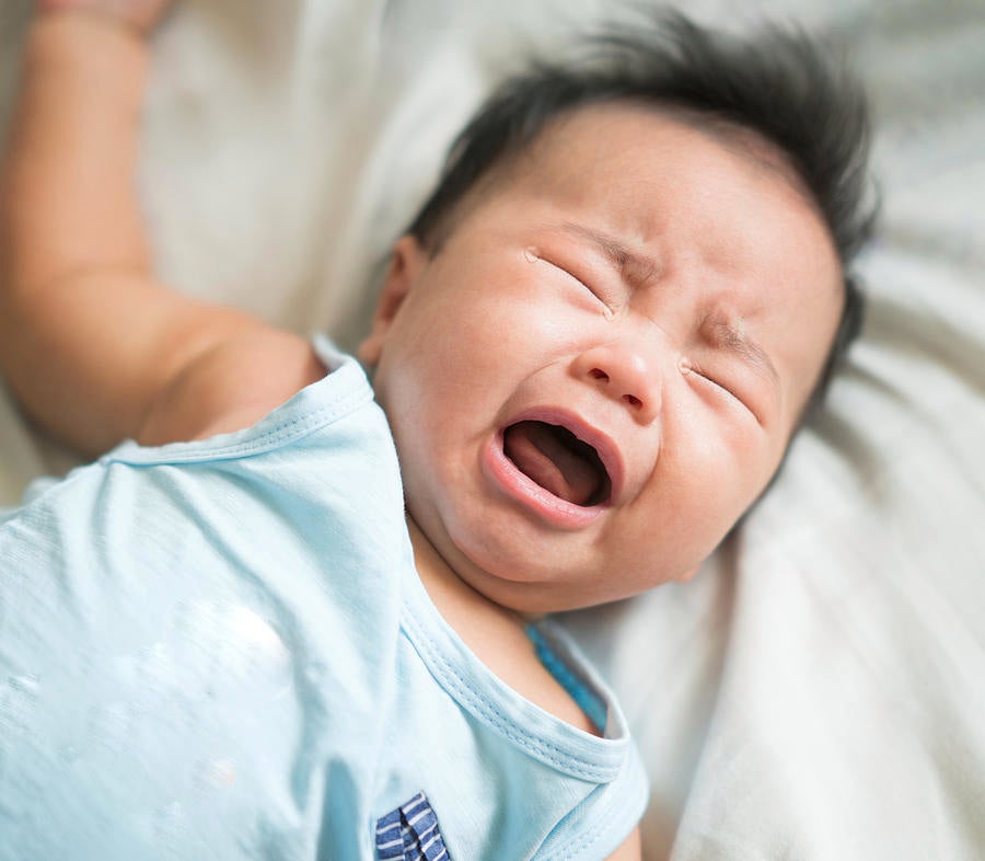 Asian Baby Cry From Hungry Anek Suwannaphoom