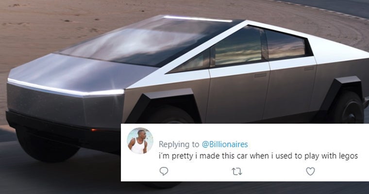 Elon Musk Unveils New Electric Truck And The Internet Is Having A Good Laugh At It - World Of Buzz 3