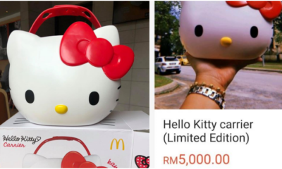 First Rm3,000, Now Scalpers Are Selling The Mcd Hello Kitty Carrier For Rm5,000! - World Of Buzz 1
