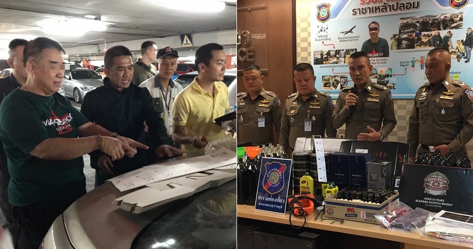 63Yo M'Sian &Quot;King Of Fake Liquor&Quot; Caught Red-Handed In Bangkok After 30 Years In Business - World Of Buzz
