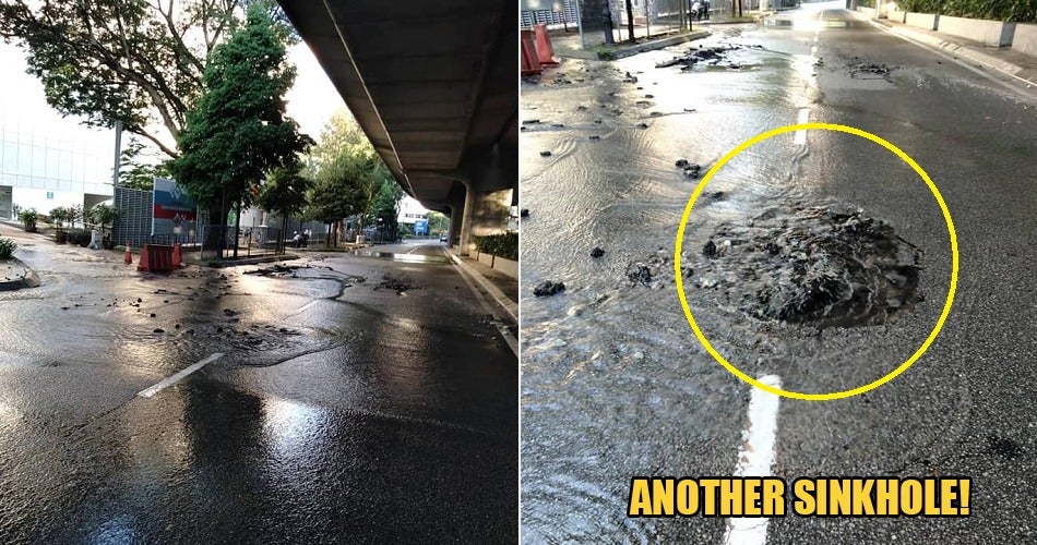 DBKL: Another Sinkhole Appears In KL Road, M'sians Warned Not To Use Jalan Imbi - WORLD OF BUZZ