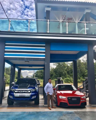 Kelantan Woman Gifts Husband Brand New AUDI After Selling Chickens For 8 Years Together - WORLD OF BUZZ 1