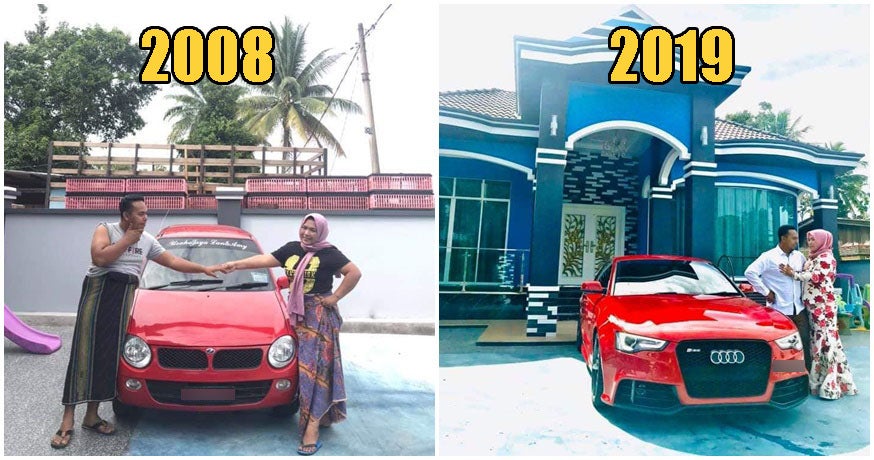 Kelantan Woman Gifts Husband Brand New Audi After Selling Chickens For 8 Years Together - World Of Buzz