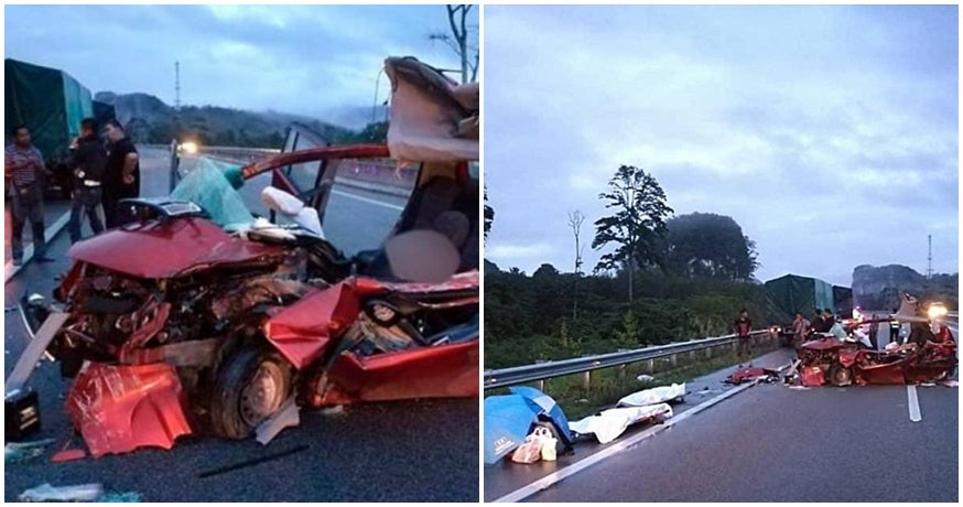 Kuantan Man Dozes Off While Driving &Amp; Crashes Into Parked Lorry, Killing 2 Of His Friends - World Of Buzz 2