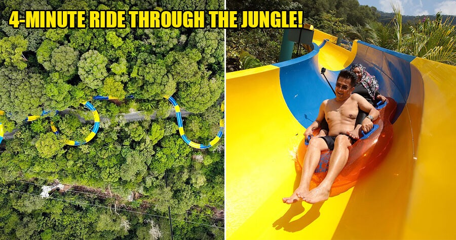 Longest Water Slide In The World Opens In Penang, Netizen Shares First-hand Experience Riding It! - WORLD OF BUZZ 2