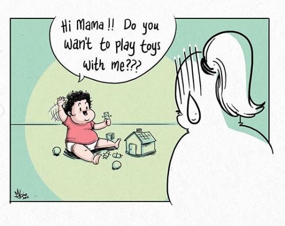 Malaysian Dad Illustrates Charming And Relatable Moments With His Daughter - World Of Buzz 6