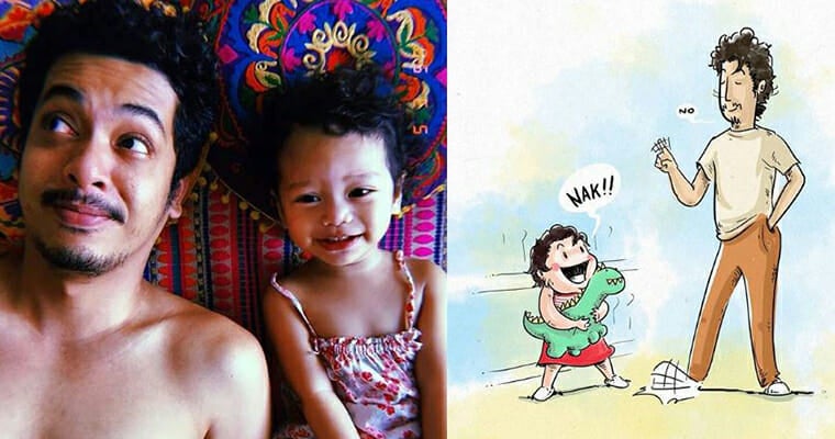 Malaysian Dad Illustrates Charming And Relatable Moments With His Daughter - World Of Buzz 7