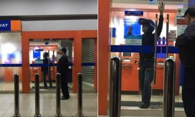 Malaysian Man Gets Locked Inside Bank When He Tried To Withdraw Money At 12Am - World Of Buzz