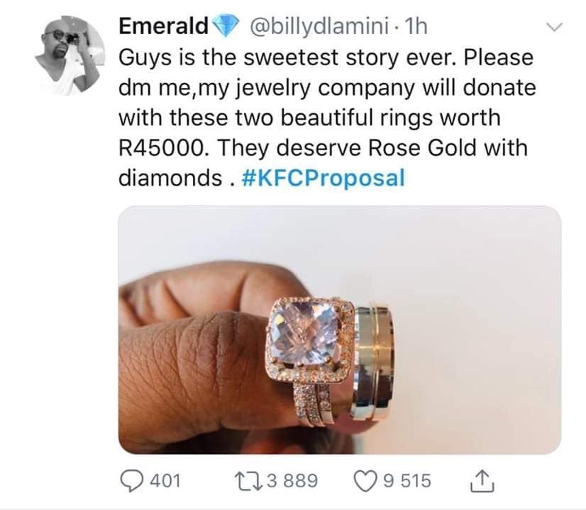 Man Proposes To GF In KFC, Journalist Calls Him Cheapskate, Big Companies Have His Back - WORLD OF BUZZ 6