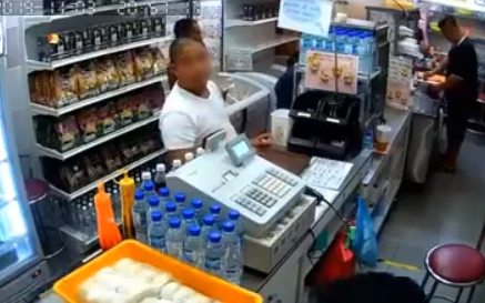 Man Stealing Unsuspecting Shop Owner's Phone Gets Caught On Camera - World Of Buzz