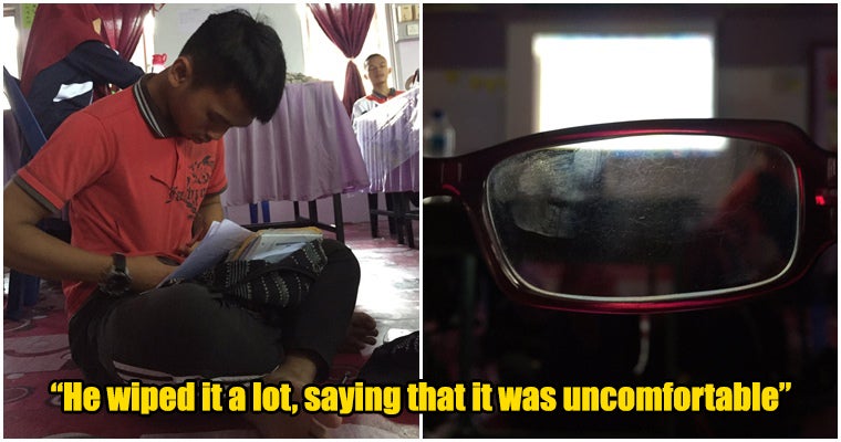 M'sian Boy Raised RM1,700 From Twitter So That His Best Friend Could Answer SPM With A New Pair Of Glasses - WORLD OF BUZZ 1