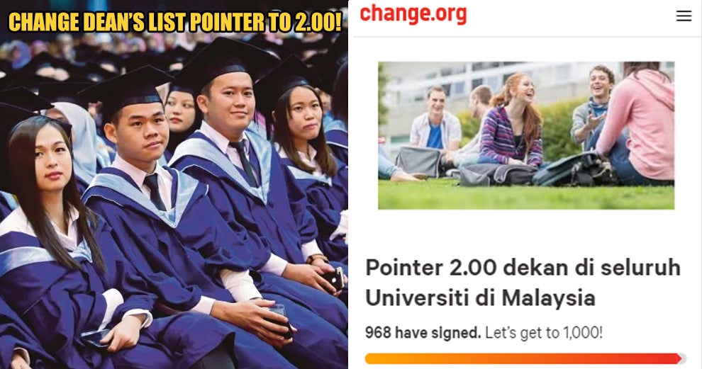 M'Sian College Students Create Petition To Lower Dean'S List Award Requirement To 2.00 Pointer - World Of Buzz