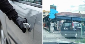 msian girl escapes from criminals breaking into her car at ampang thanks to habit of locking door world of buzz 4