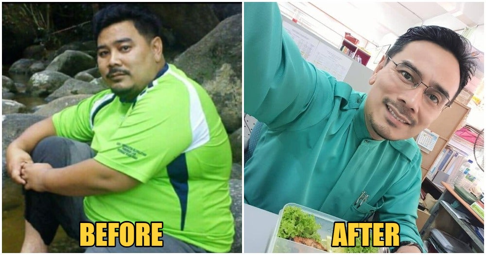 M'Sian Teacher Broke Few Chairs Because Of His Weight, Loses 65Kg, Looks Unrecognisable Now - World Of Buzz