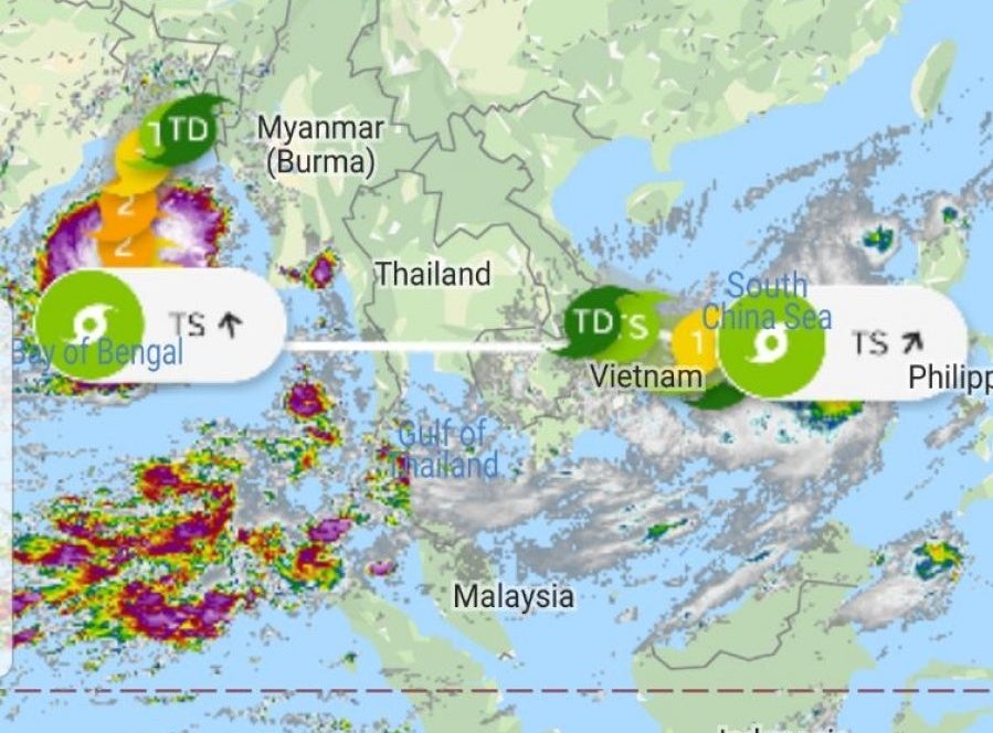 Alert: Penang Will Be Caught Between 2 Typhoons Lasting From Today To Sunday - WORLD OF BUZZ