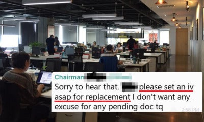 &Quot;Please Find Replacement Asap&Quot; M'Sian Boss' Cold Response To Employee'S Death Angers Netizens - World Of Buzz