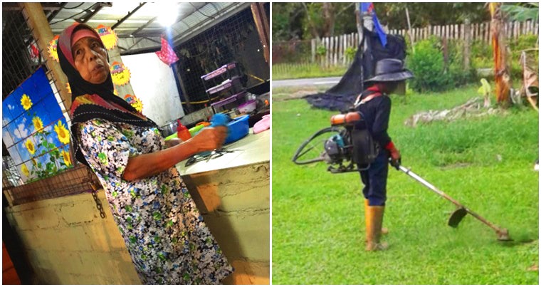 Rm600 Per Month Is Not Enough For 6 Grandchildren, 66 Y/O Grandmother Were Forced To Do Odd Jobs - World Of Buzz