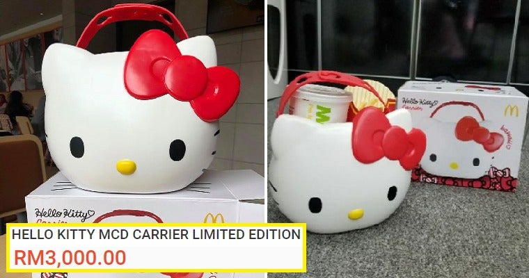 Scalpers In M'Sia Are Selling The Mcdonald'S Hello Kitty Carrier Online For Prices Up To Rm3,000 - World Of Buzz 9