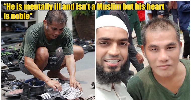 Selfless Sg Uncle Gain Huge Praises From The Public For Rearranging Worshipers Shoes During Jumaat Prayers - World Of Buzz