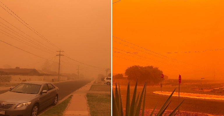 Skies In Australia Turn An Eerie Orange Due To Bushfires &Amp; Dust Storms, Code Red Declared In Areas - World Of Buzz 6