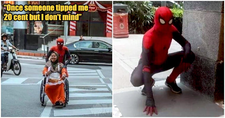 Spiderman Spread His Web To Take Care Of Disabled Wife - World Of Buzz 5