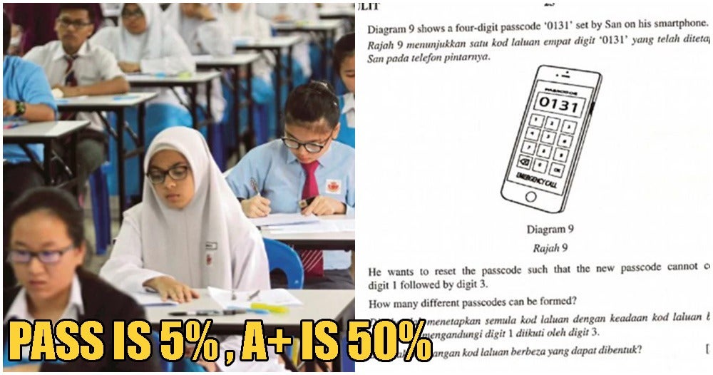 SPM Students Petition For Add Math Paper Passing Mark To ...