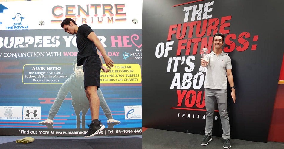 Trainer Completed 2727 Burpees in 8 Hours & Became First M'sian To Win International Fitness Award - WORLD OF BUZZ