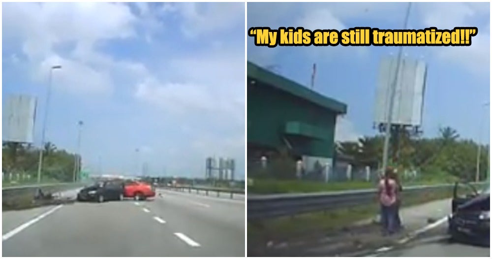 Video: Kids Get Thrown Out Of Vehicle When Car Rams To The Side For No Apparent Reason - World Of Buzz