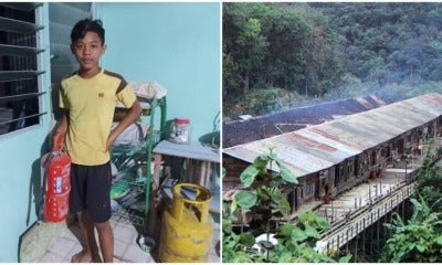 13Yo M'Sian Boy Saves Burning Longhouse, Says He Learned How To Use Fire Extinguisher At School - World Of Buzz