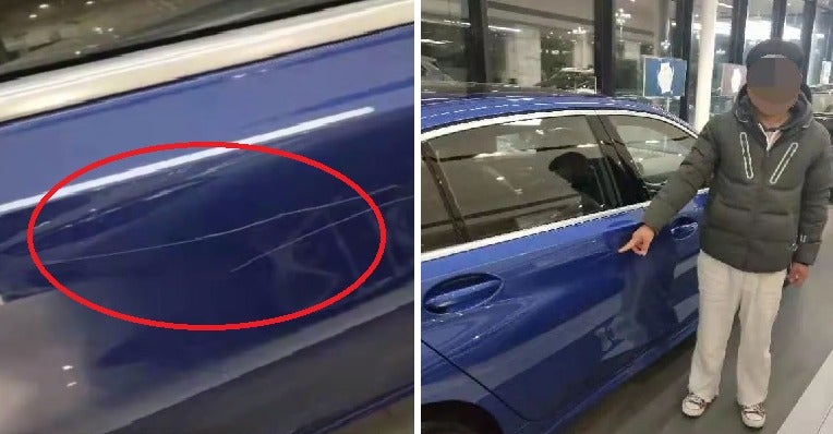 22yo Spoilt Man-Child Scratches New BMW In Showroom To Force Father to Buy It For Him - WORLD OF BUZZ 3
