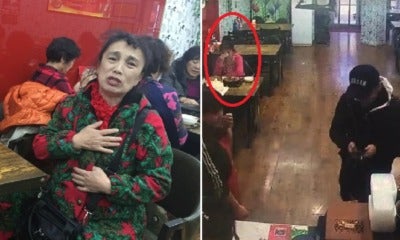 69Yo Aunty Celebrates Birthday Alone In Restaurant, Young Man Heartwarmingly Pays For Her Meal - World Of Buzz 6