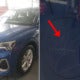 3Yo Girls Scratches 10 Audi Cars In Showroom With Stone When Parents Not Paying Attention - World Of Buzz