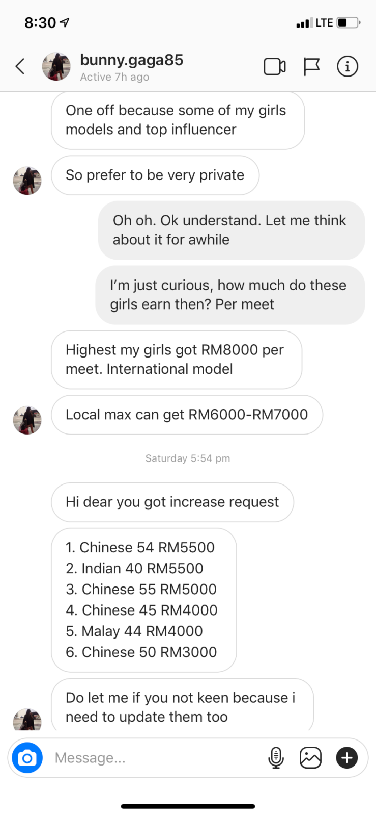A Sugar Daddy Agent Messaged Me on Instagram and Said I Could Earn RM40,000 A Month - WORLD OF BUZZ 2